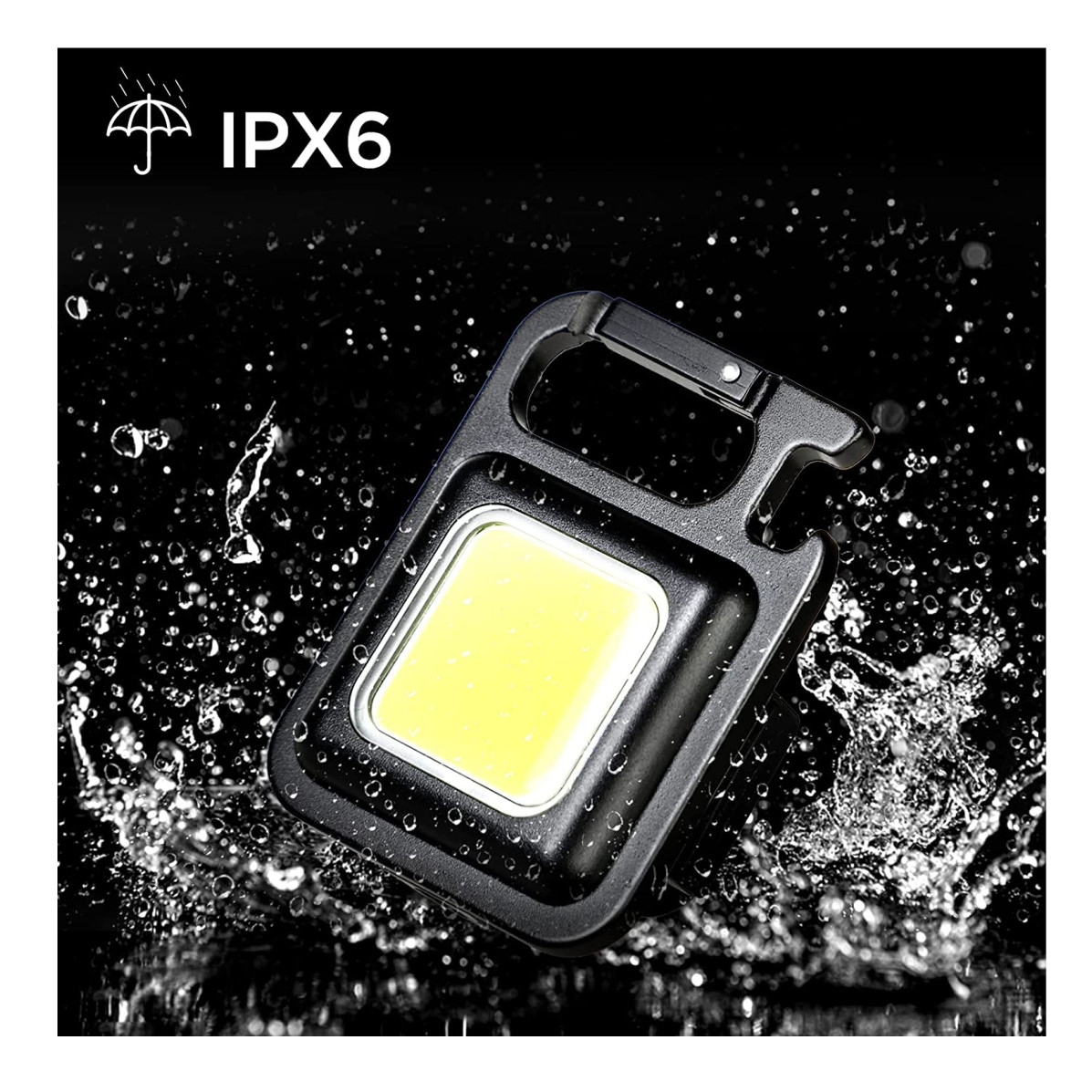 Miniatura 2 de Mini Linterna Llavero Portátil Magnética